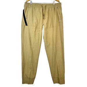 BCG Academy Training Stretch Pants‎ W/Pockets Tan Khaki Athletic Men's XL